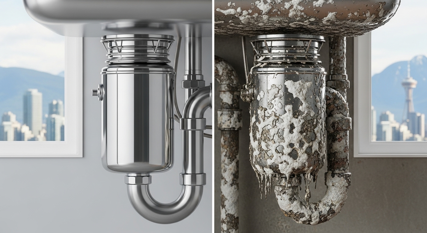 Vancouver hard water damage to garbage disposal