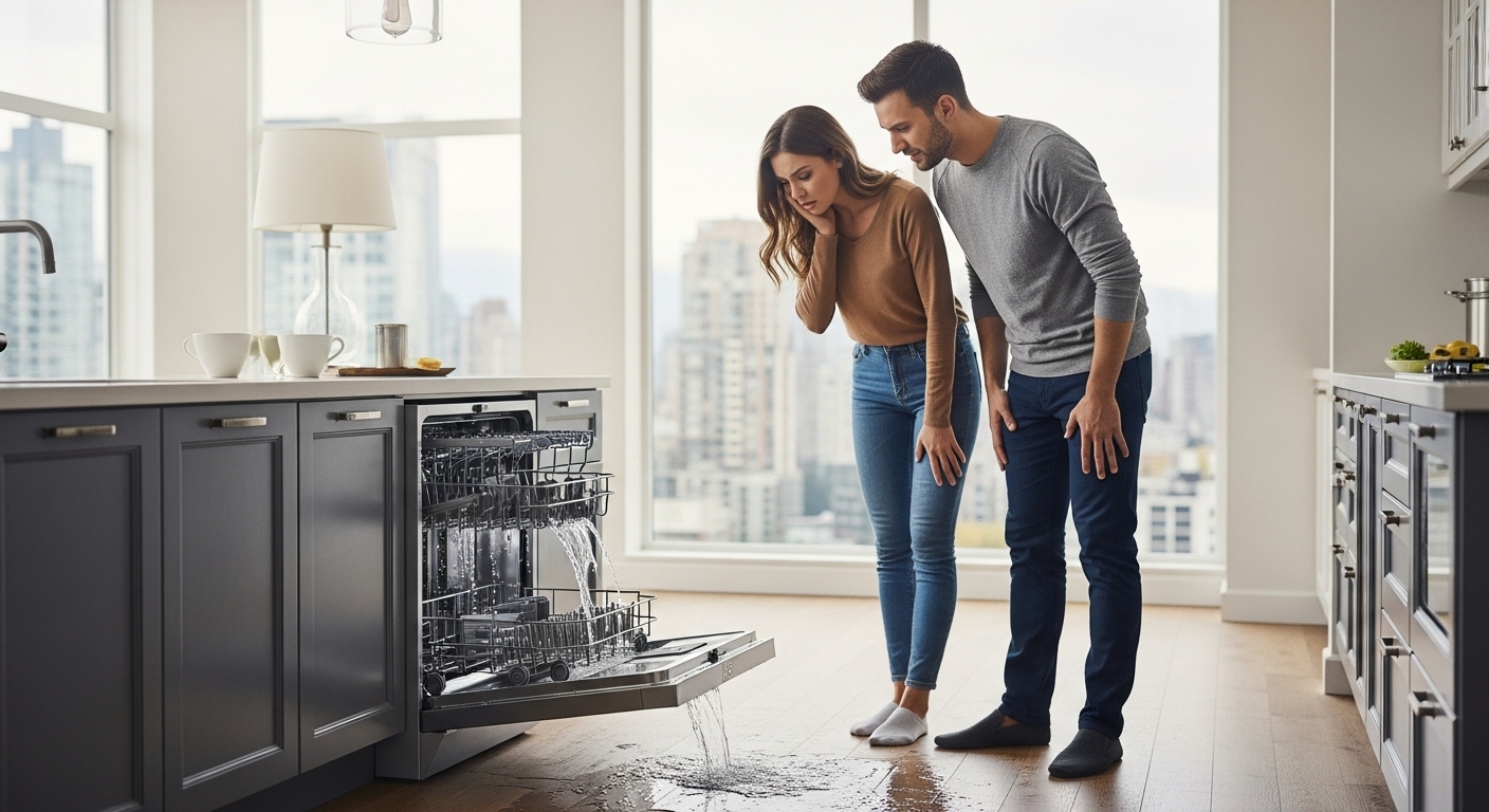 A new kitchen in a Vancouver home with potential appliance problems