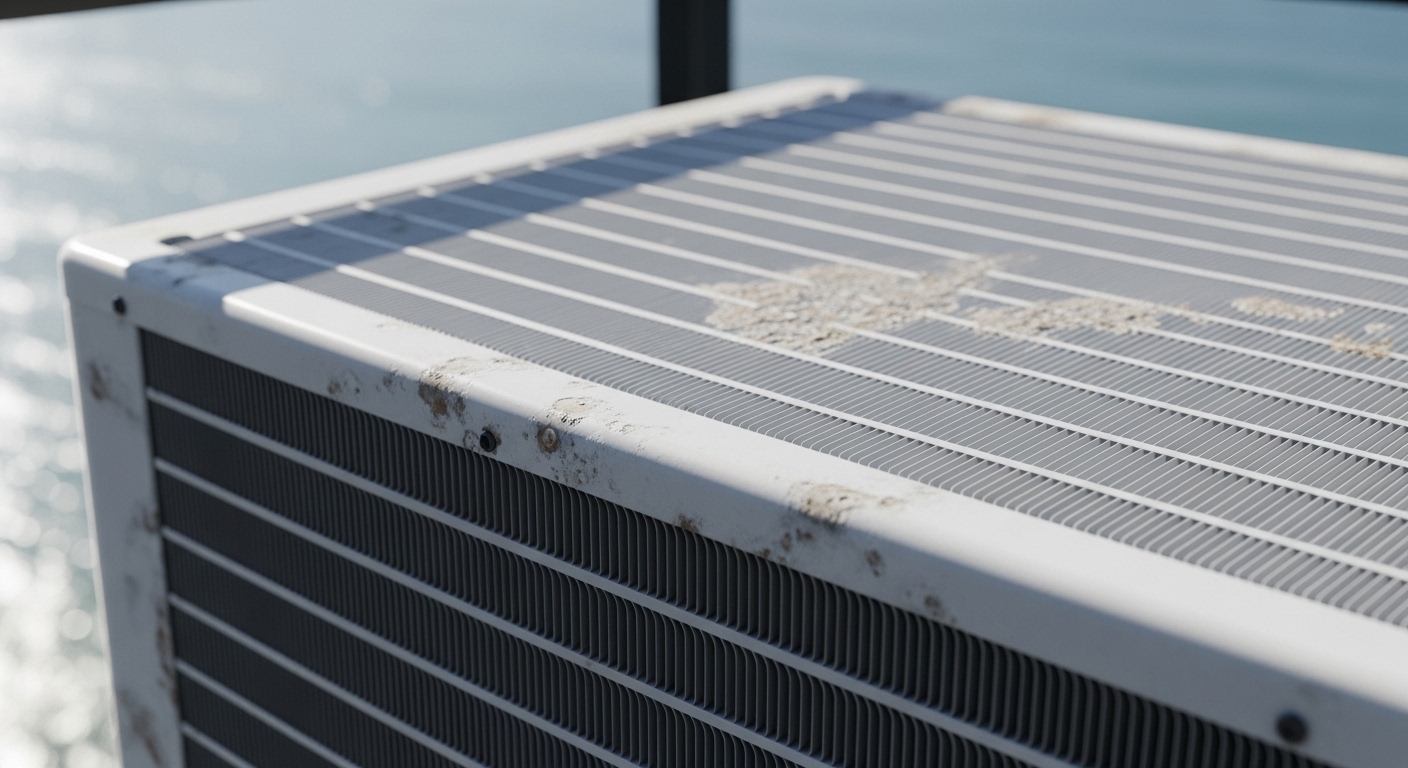 Air conditioner salt air corrosion in Vancouver