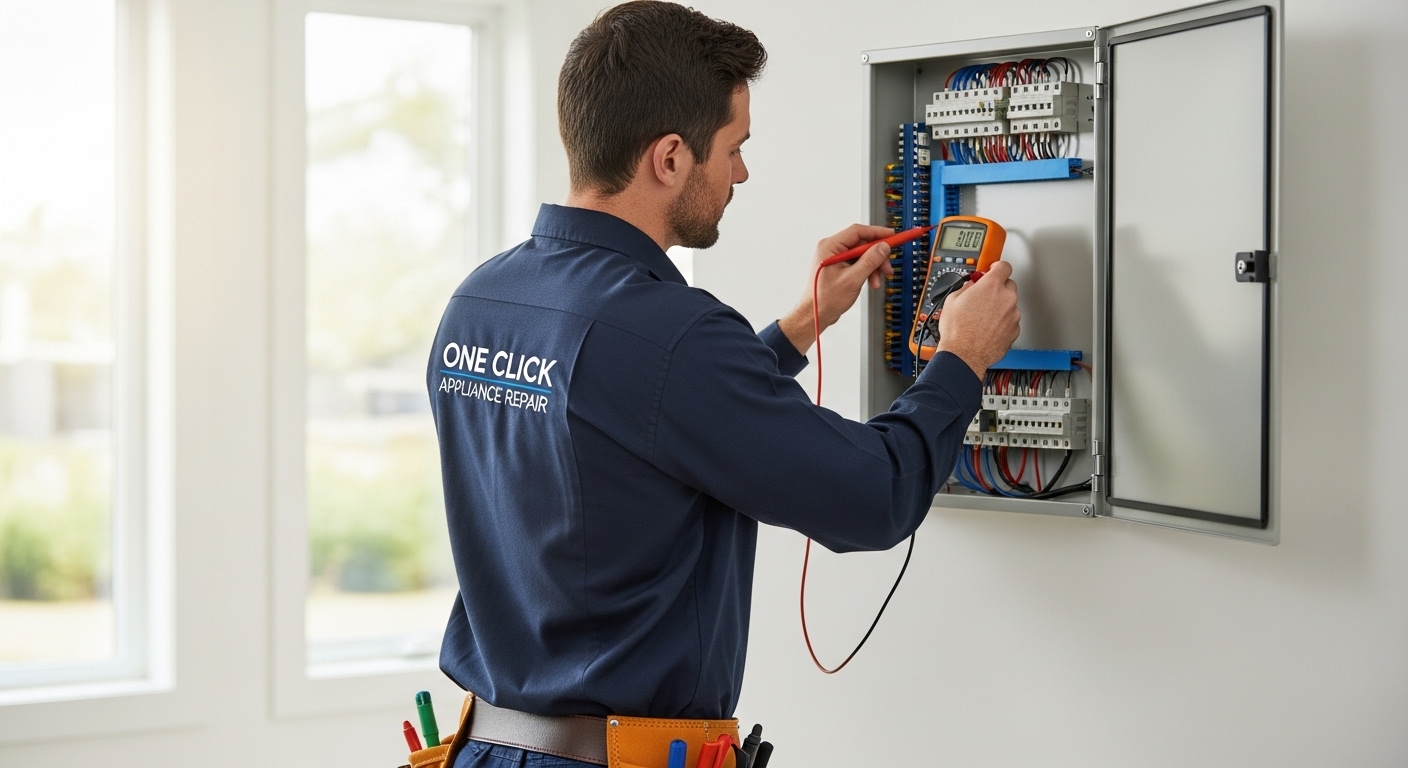 Licensed electrician inspecting Vancouver home wiring