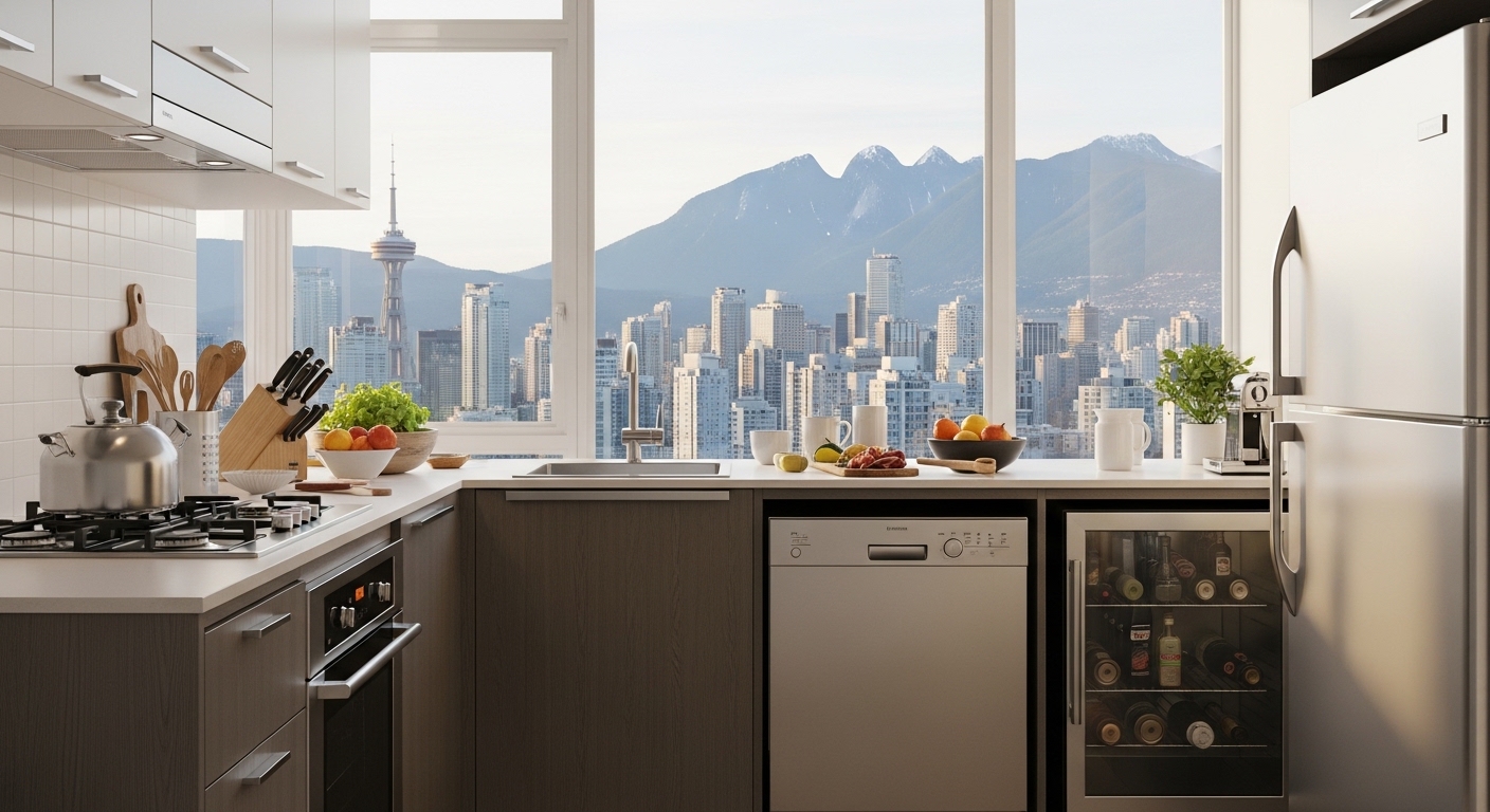 Vancouver Condo Compact Kitchen Space Crisis