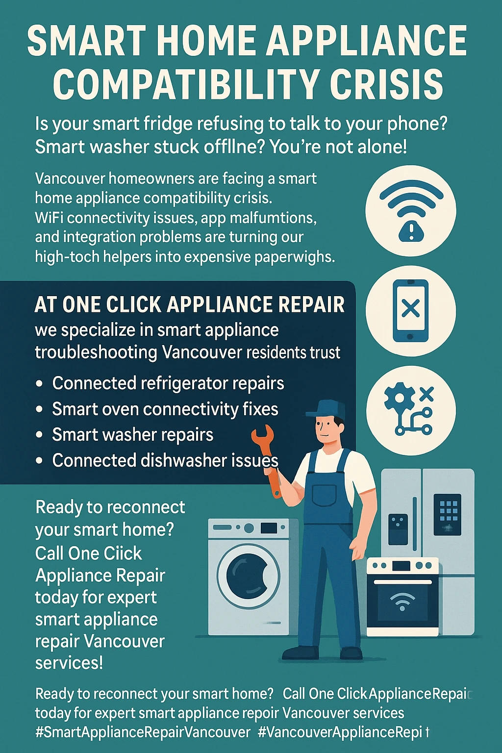 Key Takeaways Smart Home Appliance Repair Vancouver Infographic
