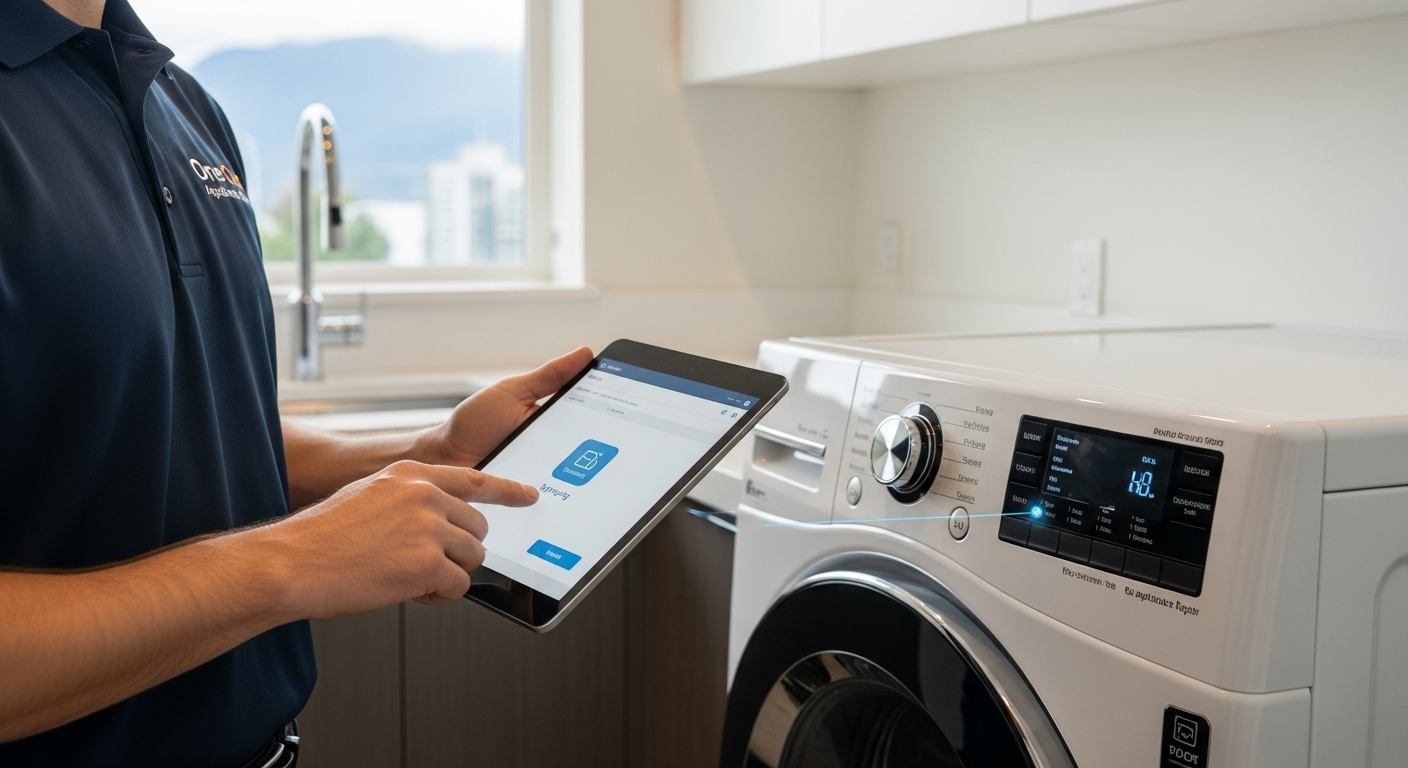 Smart Appliance Technician Diagnostic Tablet